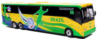 87-0716 Van Hool CX45 Bus Brazil Soccer Team "Canarinho". Teambus zur Fußballweltmeisterschaft 2026. 1:87